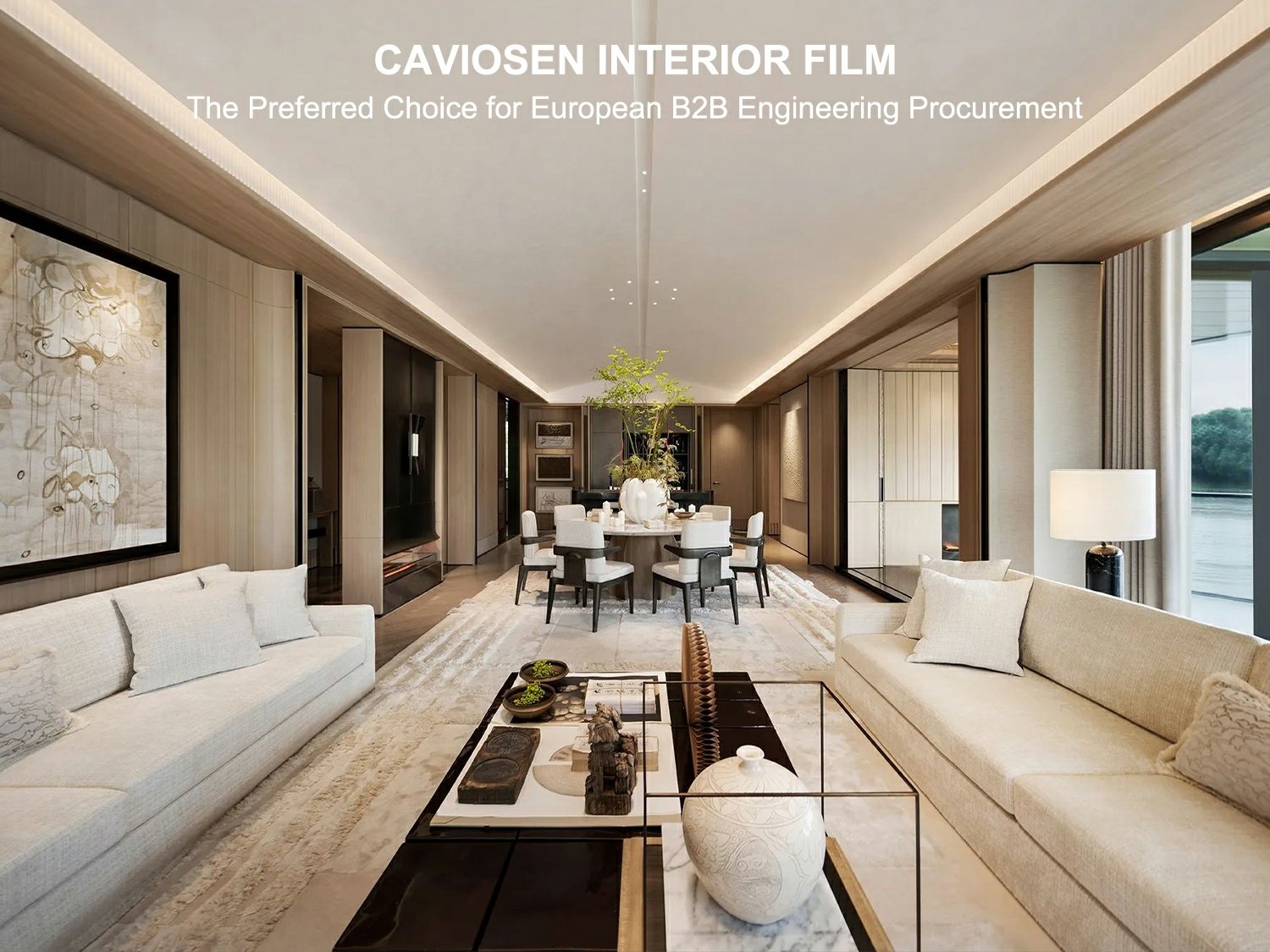 Caviosen Interior Film The Preferred Choice For B2b Engineering Procurement In Europe, Redefining Commercial Space Decoration And Protection Standards (1)