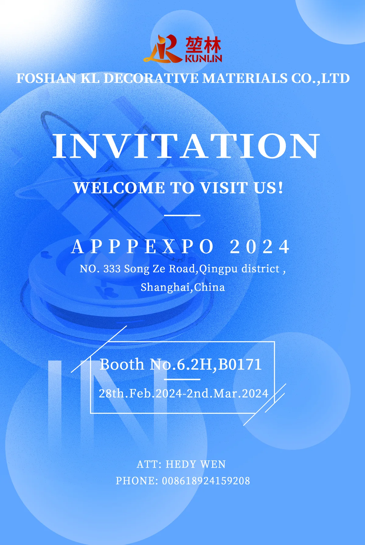 CAVIOSEN APPPEXPO 2024 exhibition poster with booth 6.2H-B0171